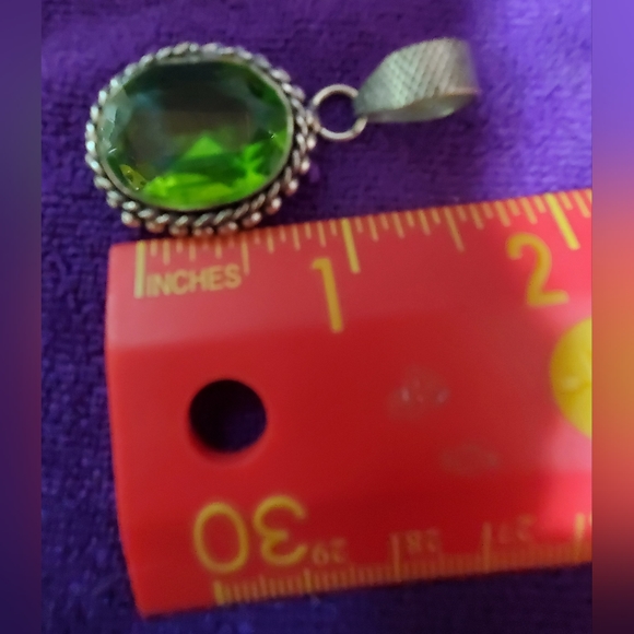 Sterling silver period pendant - Picture 3 of 4